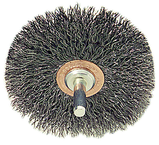 3'' Diameter - Crimped Stainless Confle x Brush - Exact Tooling