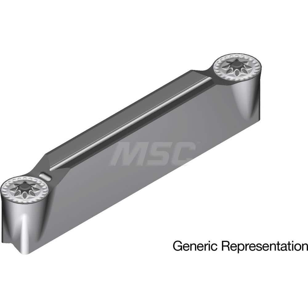 Grooving Insert: GCM8040RG AC8025P, Solid Carbide Absotech Finish, Neutral, 8 mm Cutting Width, 25 mm Max Depth, Series GND
