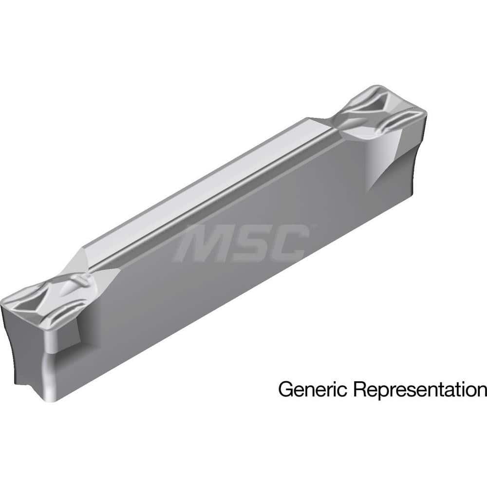 Grooving Insert: GCM8004MG AC8035P, Solid Carbide Absotech Finish, Neutral, 8 mm Cutting Width, 25 mm Max Depth, Series GND
