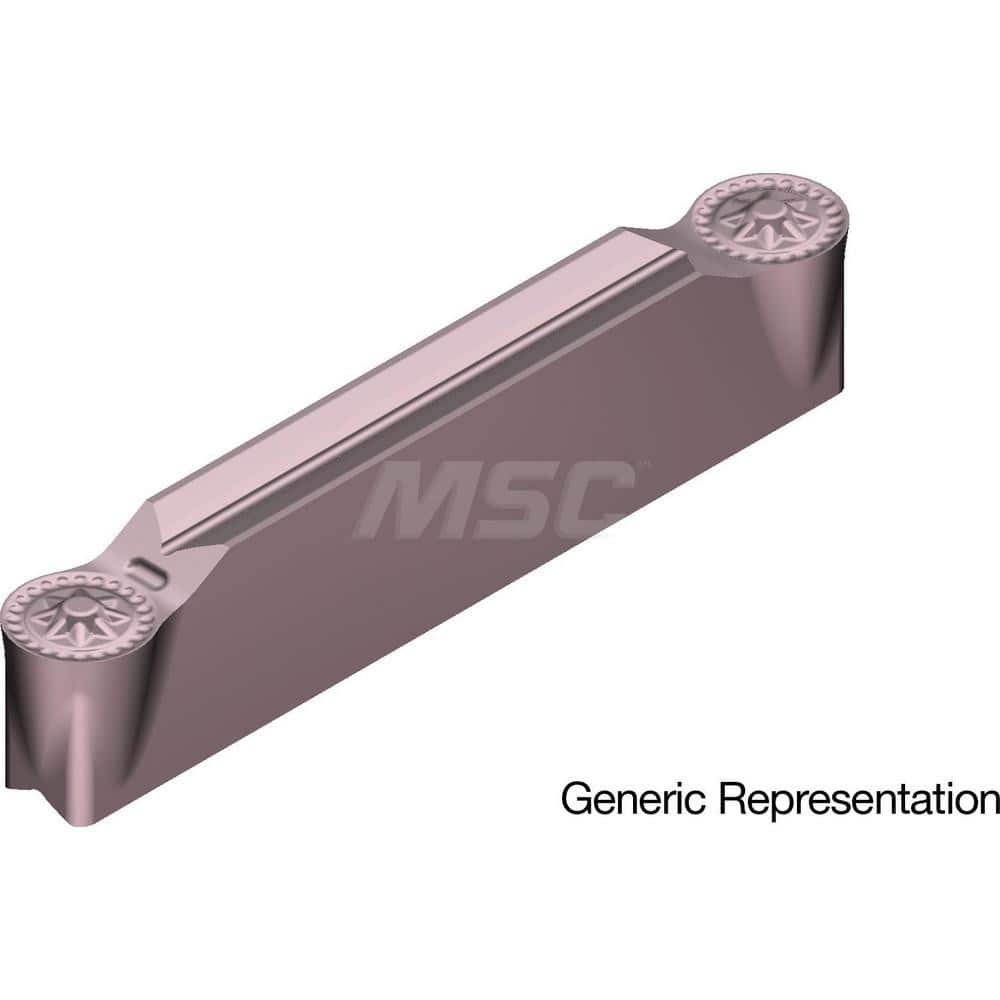 Grooving Insert: GCM7035RG AC530U, Solid Carbide Super ZX Finish, Neutral, 7 mm Cutting Width, 25 mm Max Depth, Series GND