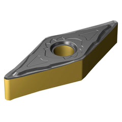 Turning Insert:  VNGG 16 04 08-SGF S205,  Solid Carbide TiCN, Al2O3 & TiN Finish,  Neutral,  0.0313″ Corner Radius,  N/A Diamond 35 ™,  Series  T-Max P