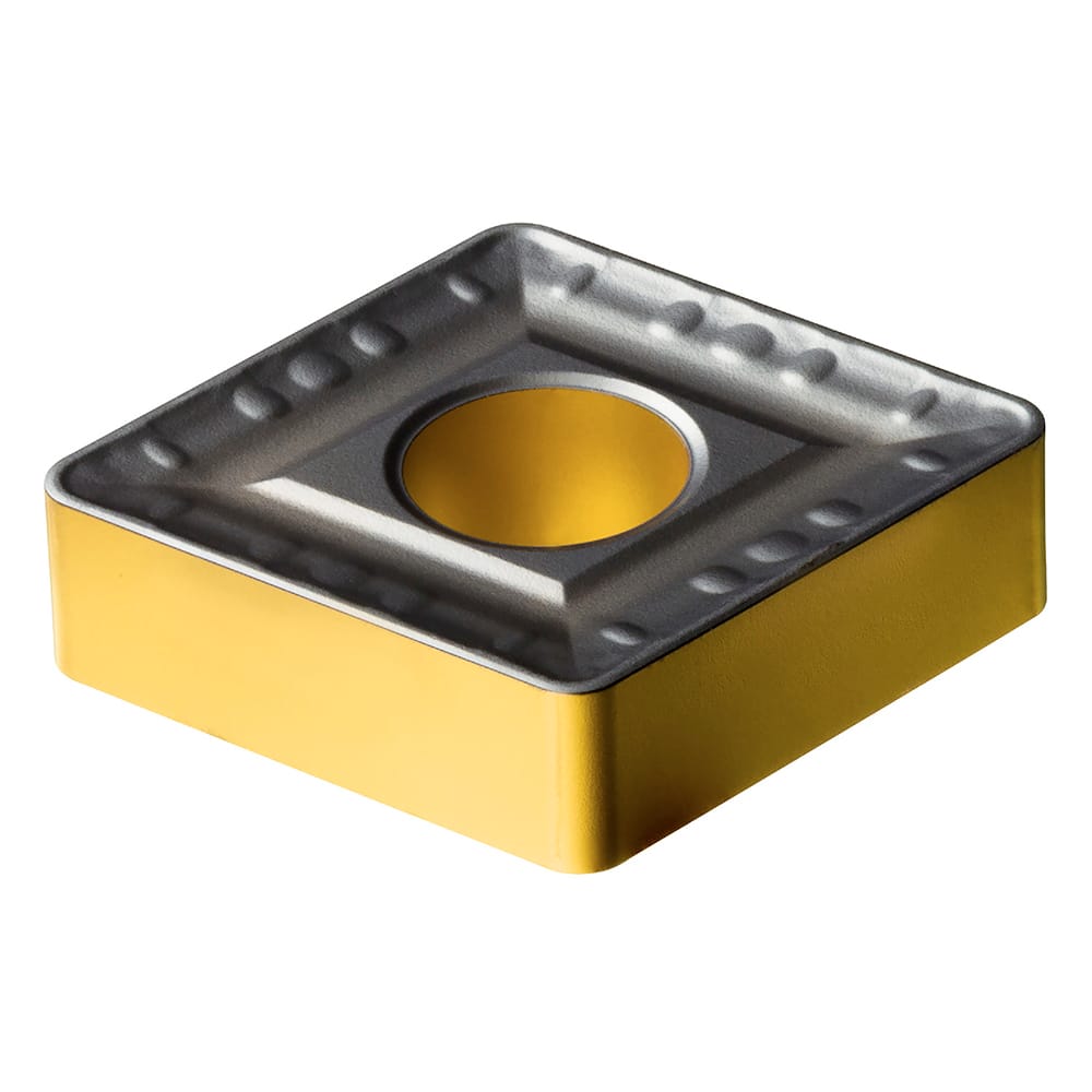 Turning Insert:  CNMM 19 06 16-HR 4425,  Solid Carbide TiCN, Al2O3 & TiN Finish,  Neutral,  0.0625″ Corner Radius,  N/A Diamond 80 ™,  Series  T-Max P