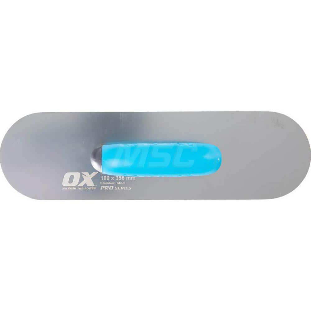 Trowels; Type: Pool Trowel; Float Material: Stainless Steel; Float Length (Inch): 14; Float Width (Inch): 4