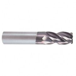 1/4 TuffCut XR 4 Flute Carbide End Mill .015R - Exact Tooling