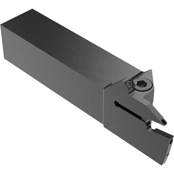 Seco - CFM, External, Left Hand, 26.5mm Max Depth of Cut, 5mm Max Groove Width, Indexable Grooving Tool Holder - LC.. 1605.. Insert Compatibility, 25mm Shank Height, 25mm Shank Width, 140mm OAL, Through Coolant - Exact Tooling