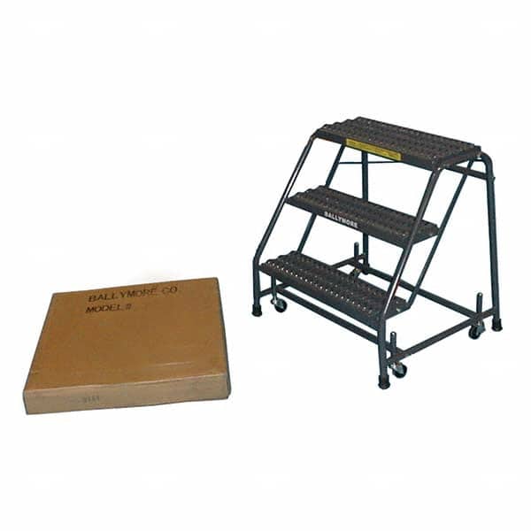 Ballymore - Rolling & Wall Mounted Ladders & Platforms Type: Stairway Slope Ladder Style: 50 Degree Incline - Exact Tooling