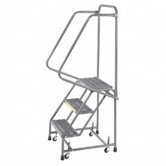 Ballymore - Rolling & Wall Mounted Ladders & Platforms Type: Stairway Slope Ladder Style: 50 Degree Incline - Exact Tooling
