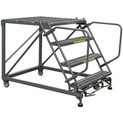 Ballymore - Rolling & Wall Mounted Ladders & Platforms Type: Stairway Slope Ladder Style: 59 Degree Incline - Exact Tooling