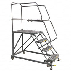 Ballymore - Rolling & Wall Mounted Ladders & Platforms Type: Stairway Slope Ladder Style: 59 Degree Incline - Exact Tooling