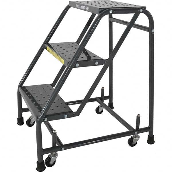 Ballymore - Rolling & Wall Mounted Ladders & Platforms Type: Stairway Slope Ladder Style: 50 Degree Incline - Exact Tooling