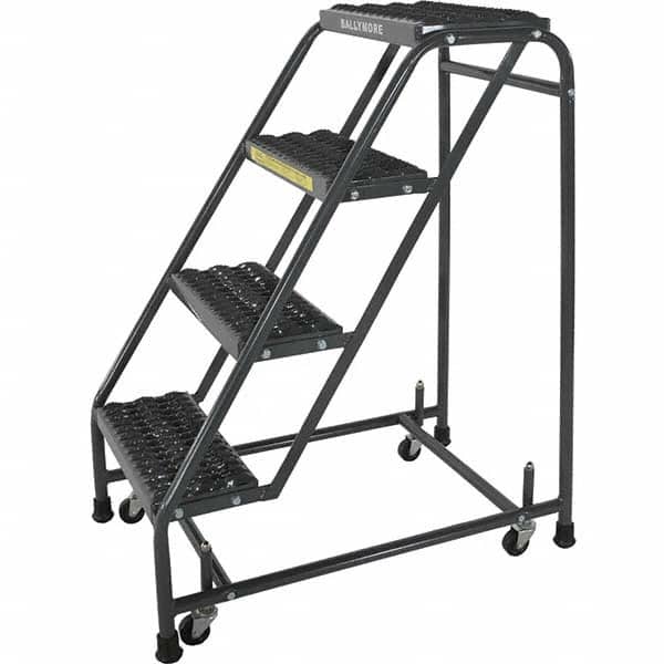 Ballymore - Rolling & Wall Mounted Ladders & Platforms Type: Stairway Slope Ladder Style: 50 Degree Incline - Exact Tooling