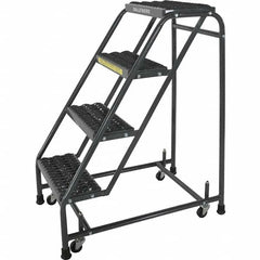 Ballymore - Rolling & Wall Mounted Ladders & Platforms Type: Stairway Slope Ladder Style: 50 Degree Incline - Exact Tooling