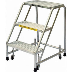 Ballymore - Rolling & Wall Mounted Ladders & Platforms Type: Rolling Style: Spring Loaded Rolling Safety Ladder - Exact Tooling