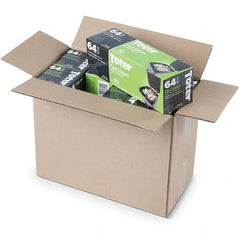 Toter - Trash Bags & Liners; Type: Heavy-Duty ; Capacity (Gal.): 64 ; Thickness (mil): 1.10 ; Thickness (Micron): 28 ; Material: Plastic ; Drawstring: No - Exact Tooling