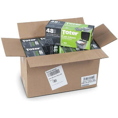 Toter - Trash Bags & Liners; Type: Heavy-Duty ; Capacity (Gal.): 48 ; Thickness (mil): 2.00 ; Thickness (Micron): 51 ; Material: Plastic ; Drawstring: No - Exact Tooling