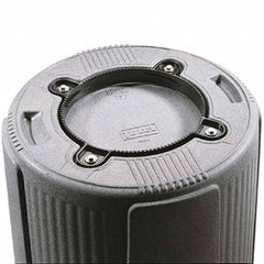 Toter - Trash Can Accessories; Type: Dolly Adapter ; Container Size Compatibility: 32 Gallon; 44 Gallon; 55 Gallon ; Material: Polyethylene ; Length (Inch): 11-1/2 ; Color: Black - Exact Tooling
