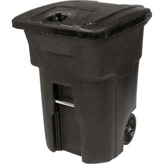 Toter - Trash Cans & Recycling Containers; Type: Trash Can ; Container Shape: Rectangle ; Container Size: 96 gal ; Container Graphics: None ; Color: Blackstone ; Finish: Textured - Exact Tooling