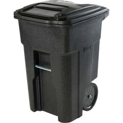 Toter - Trash Cans & Recycling Containers; Type: Trash Can ; Container Shape: Rectangle ; Container Size: 48 gal ; Container Graphics: None ; Color: Blackstone ; Finish: Textured - Exact Tooling