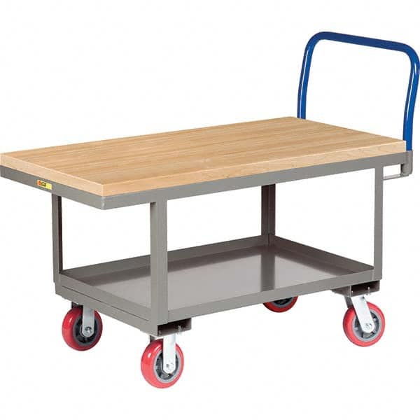 Little Giant - Bar, Panel & Platform Trucks Type: Raised Deck Platform Truck Load Capacity (Lb.): 2,000 - Exact Tooling
