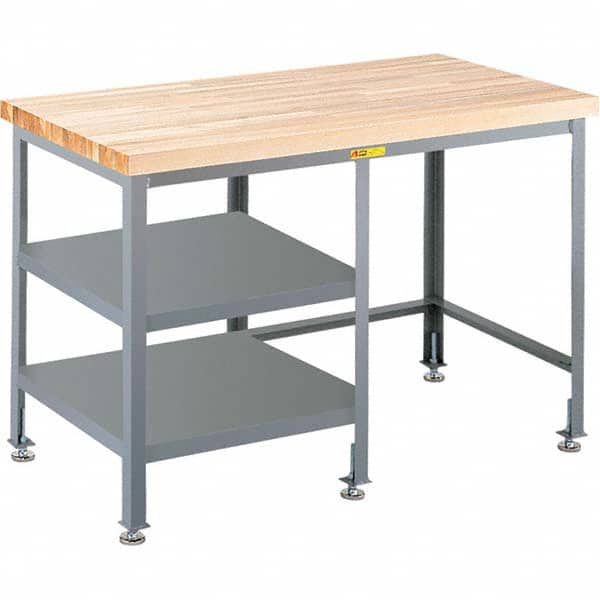 Little Giant - Stationary Work Benches, Tables Type: Work Bench Top Material: Butcher Block Maple - Exact Tooling