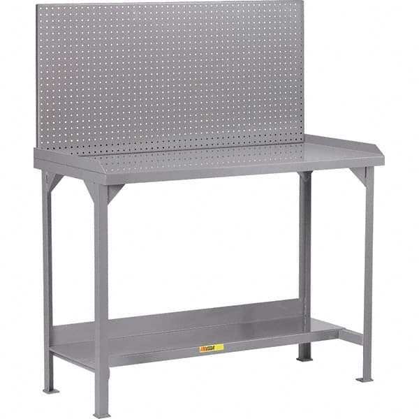 Little Giant - Stationary Work Benches, Tables Type: Work Bench Top Material: 12 Gauge Steel - Exact Tooling