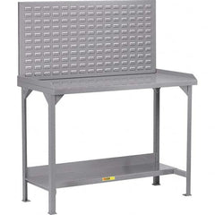 Little Giant - Stationary Work Benches, Tables Type: Work Bench Top Material: 12 Gauge Steel - Exact Tooling
