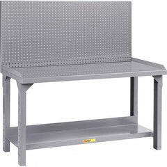 Little Giant - Stationary Work Benches, Tables Type: Work Bench Top Material: 12 Gauge Steel - Exact Tooling