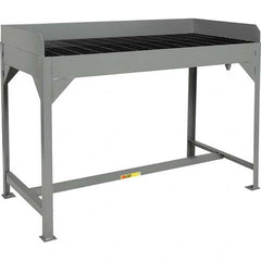 Little Giant - Stationary Work Benches, Tables Type: Parts Washing Table Top Material: Steel Bar Grating - Exact Tooling