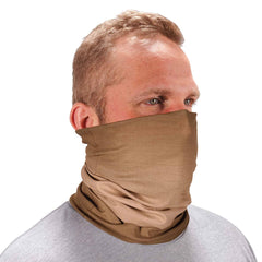 Ergodyne - Hats, Headbands & Bandanas; Garment Style: Gaiter ; Garment Type: Washable ; Garment Color: Khaki ; Garment Size: Universal ; Garment Material: High-Performance Knit Fabric ; Color Pattern: Solid - Exact Tooling