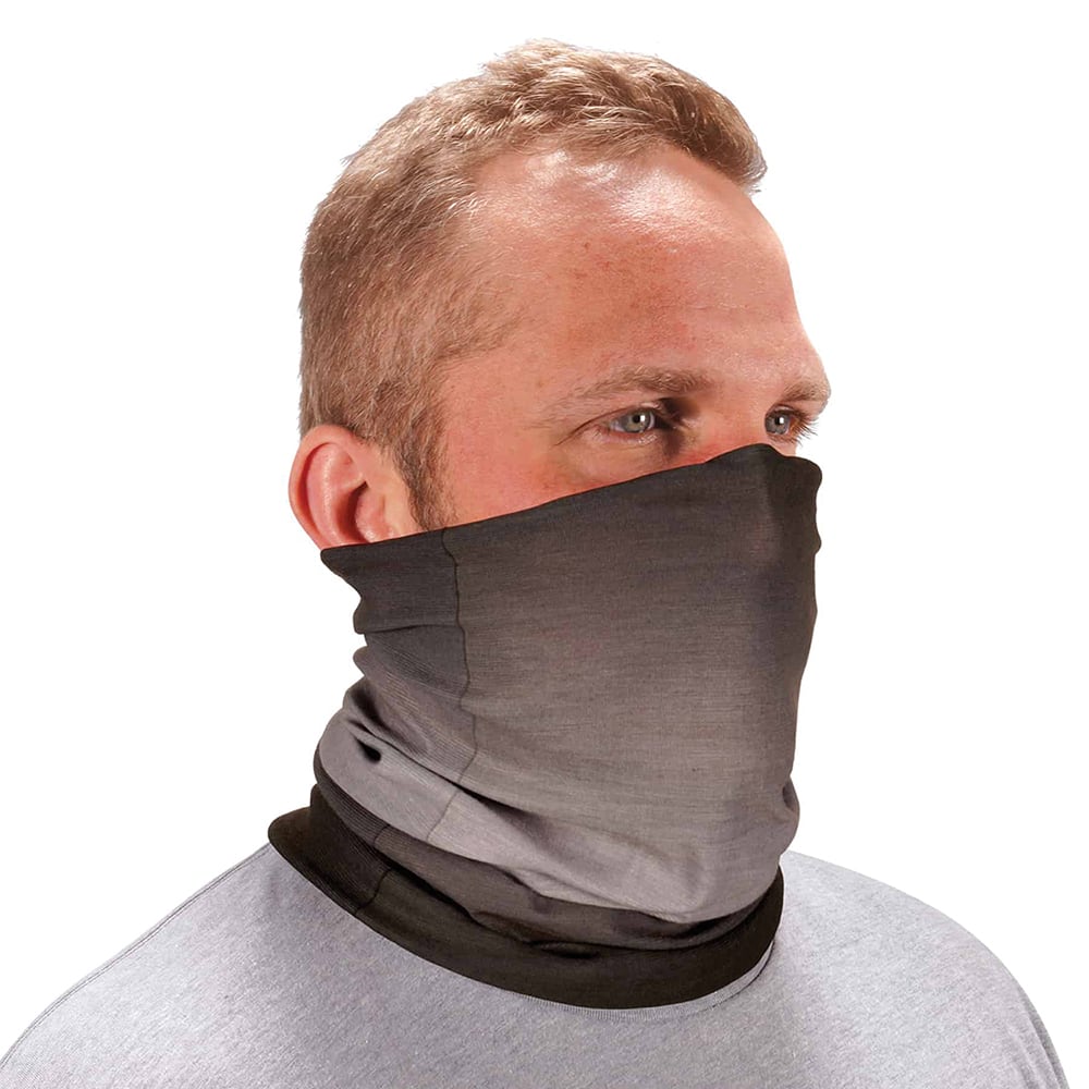 Ergodyne - Hats, Headbands & Bandanas; Garment Style: Gaiter ; Garment Type: Washable ; Garment Color: Gray ; Garment Size: Universal ; Garment Material: High-Performance Knit Fabric ; Color Pattern: Solid - Exact Tooling