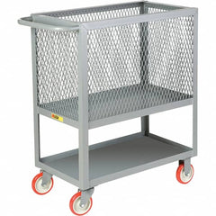 Little Giant - 1,200 Lb Capacity, 1 Shelf, Platform Truck - 32" Long x 18" Wide x 40" High - Exact Tooling