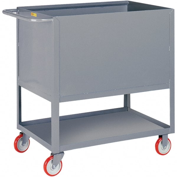 Little Giant - 1,200 Lb Capacity, 1 Shelf, Platform Truck - 32" Long x 18" Wide x 40" High - Exact Tooling