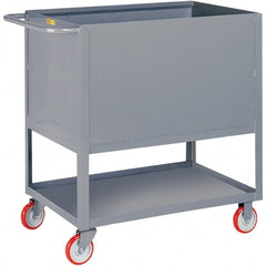 Little Giant - 1,200 Lb Capacity, 1 Shelf, Platform Truck - 32" Long x 18" Wide x 40" High - Exact Tooling