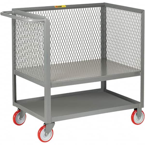 Little Giant - 1,200 Lb Capacity, 1 Shelf, Platform Truck - 36" Long x 24" Wide x 40" High - Exact Tooling