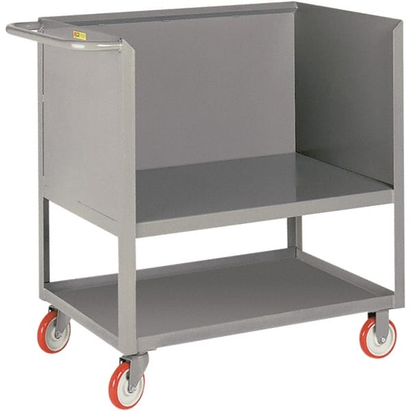 Little Giant - 1,200 Lb Capacity, 1 Shelf, Platform Truck - 32" Long x 18" Wide x 40" High - Exact Tooling