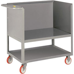 Little Giant - 1,200 Lb Capacity, 1 Shelf, Platform Truck - 32" Long x 18" Wide x 40" High - Exact Tooling