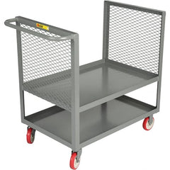 Little Giant - 1,200 Lb Capacity, 2 Shelf, Shelf Truck - 32" Long x 18" Wide x 40" High - Exact Tooling