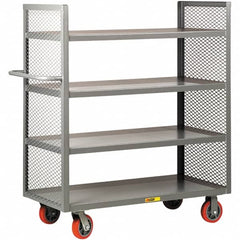 Little Giant - 3,600 Lb Capacity, 4 Shelf, Shelf Truck - 60" Long x 30" Wide x 57" High - Exact Tooling
