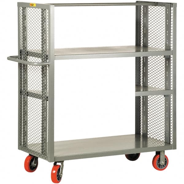 Little Giant - 3,600 Lb Capacity, 2 Shelf, Shelf Truck - 48" Long x 30" Wide x 57" High - Exact Tooling