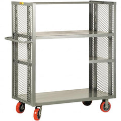 Little Giant - 3,600 Lb Capacity, 2 Shelf, Shelf Truck - 48" Long x 30" Wide x 57" High - Exact Tooling