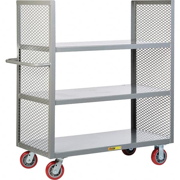 Little Giant - 3,600 Lb Capacity, 3 Shelf, Shelf Truck - 60" Long x 24" Wide x 57" High - Exact Tooling