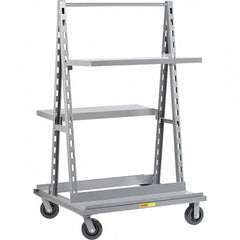 Little Giant - 2 Shelf Steel Shelving - 42" Wide x 67" High x 36" Deep, Gray - Exact Tooling