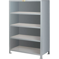 Little Giant - 5 Shelf Steel Shelving - 24" Wide x 72" High x 36" Deep, Gray - Exact Tooling