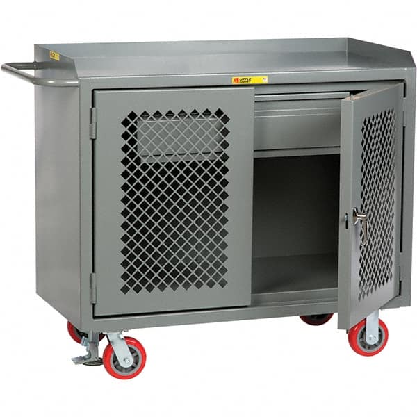 Little Giant - 3,600 Lb Capacity, 1 Drawer Mobile Cabinet - 48" Wide x 43" High - Exact Tooling
