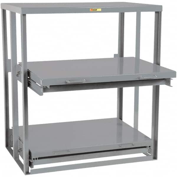 Little Giant - 2,000 Lb Capacity, 1 Shelf, Shelving - 36" Long x 53" Wide x 60" High - Exact Tooling