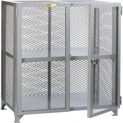 Little Giant - 1 Shelf Storage Cabinet - Steel, 61" Wide x 33" Deep x 52" High - Exact Tooling