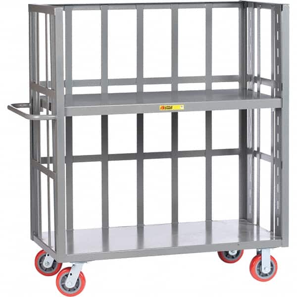 Little Giant - 3,600 Lb Capacity, 1 Shelf, Shelf Truck - 48" Long x 30" Wide x 57" High - Exact Tooling