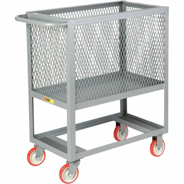 Little Giant - 1,200 Lb Capacity, 1 Shelf, Platform Truck - 41" Long x 24" Wide x 40" High - Exact Tooling