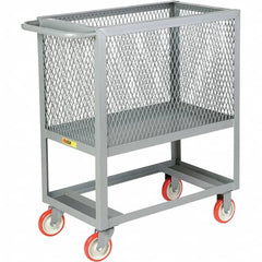 Little Giant - 1,200 Lb Capacity, 1 Shelf, Platform Truck - 41" Long x 24" Wide x 40" High - Exact Tooling