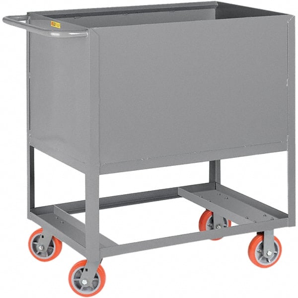 Little Giant - 2,000 Lb Capacity, 1 Shelf, Platform Truck - 65" Long x 30" Wide x 40" High - Exact Tooling
